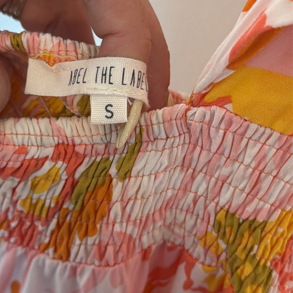 Abel the Label Floral Halter Maxi Dress Size Small - Picture 2 of 6